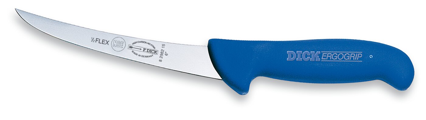 Dick set of knives ERGOGRIP boning knife, larding knife, butcher block  knife